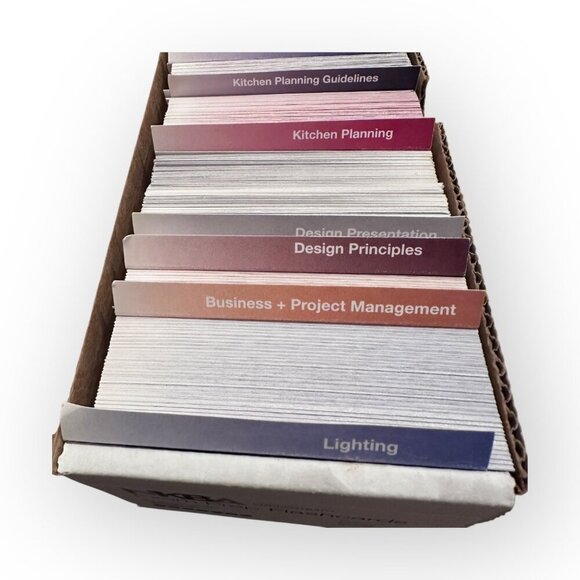 NKBA Exam Prep Flashcards Set For CKBD Certification in Kitchen and Bath Design - Picture 5 of 16